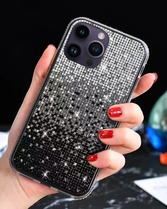 New Gradient Rhinestones Luxury iphone 14 plus case