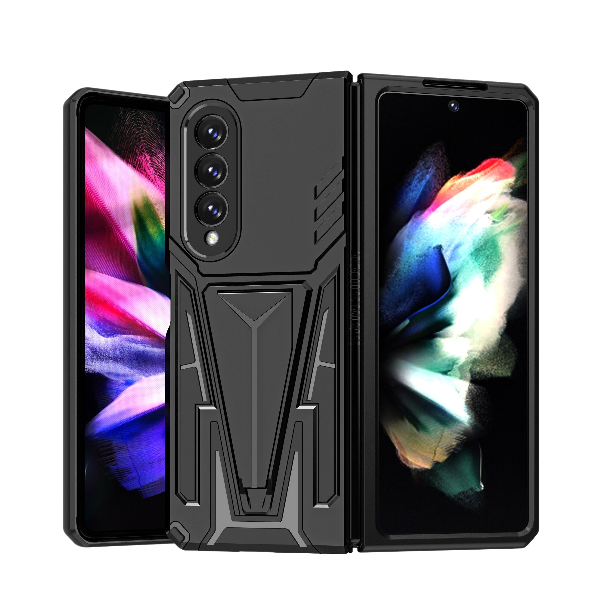 black Armour Case for samsung z fold 3