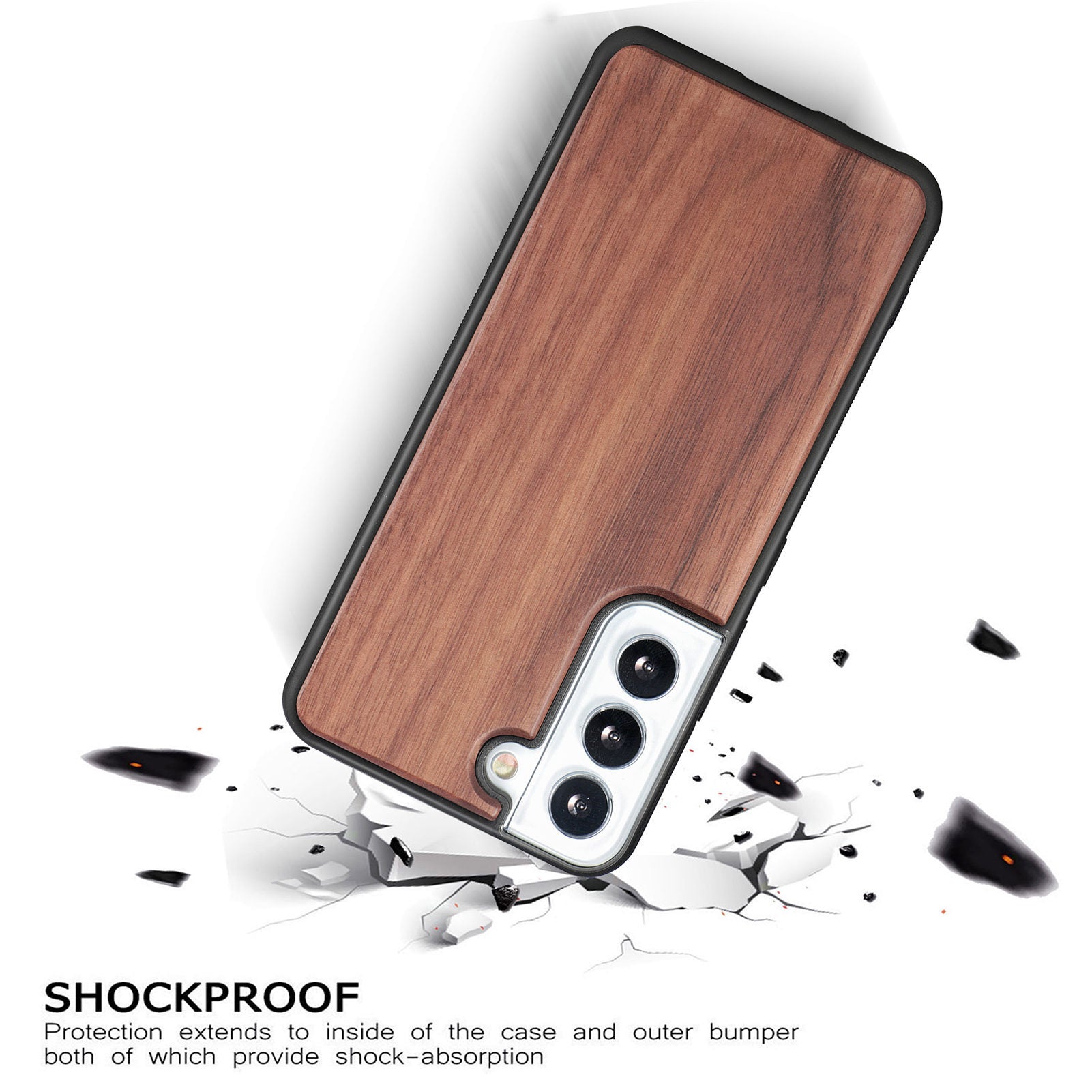 Real Natural Walnut Wood Premium Case iPhone cover – JustAndBest India