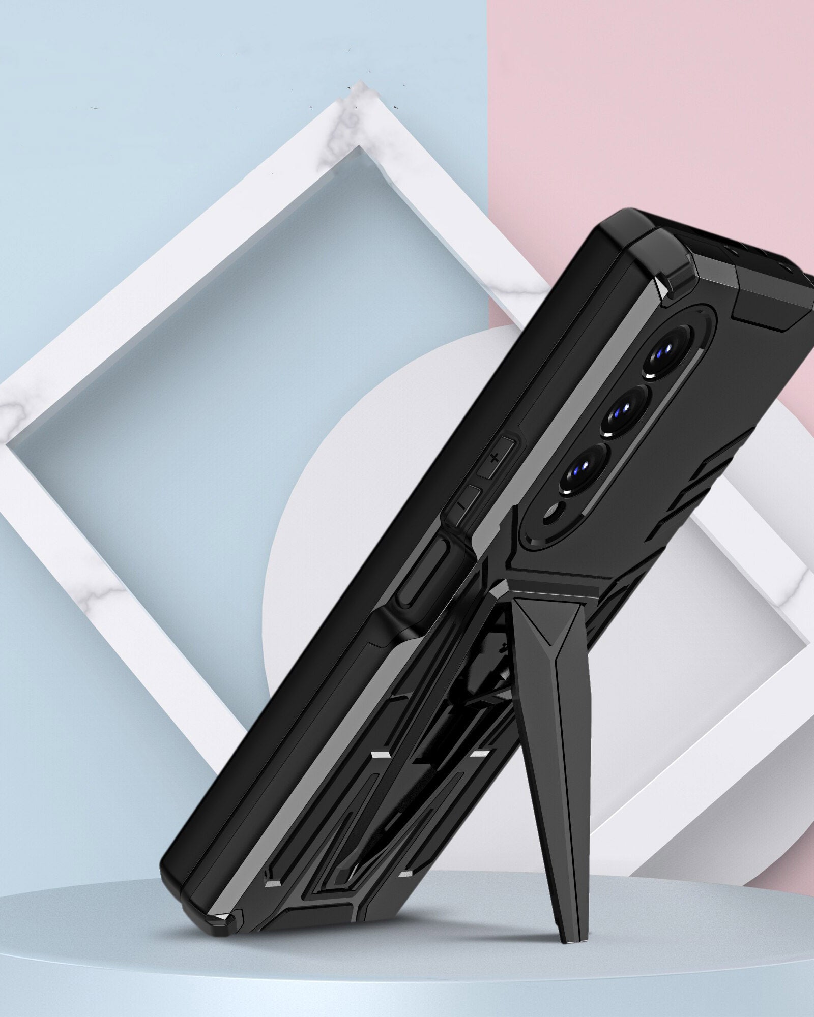 black z fold 3 cover in india