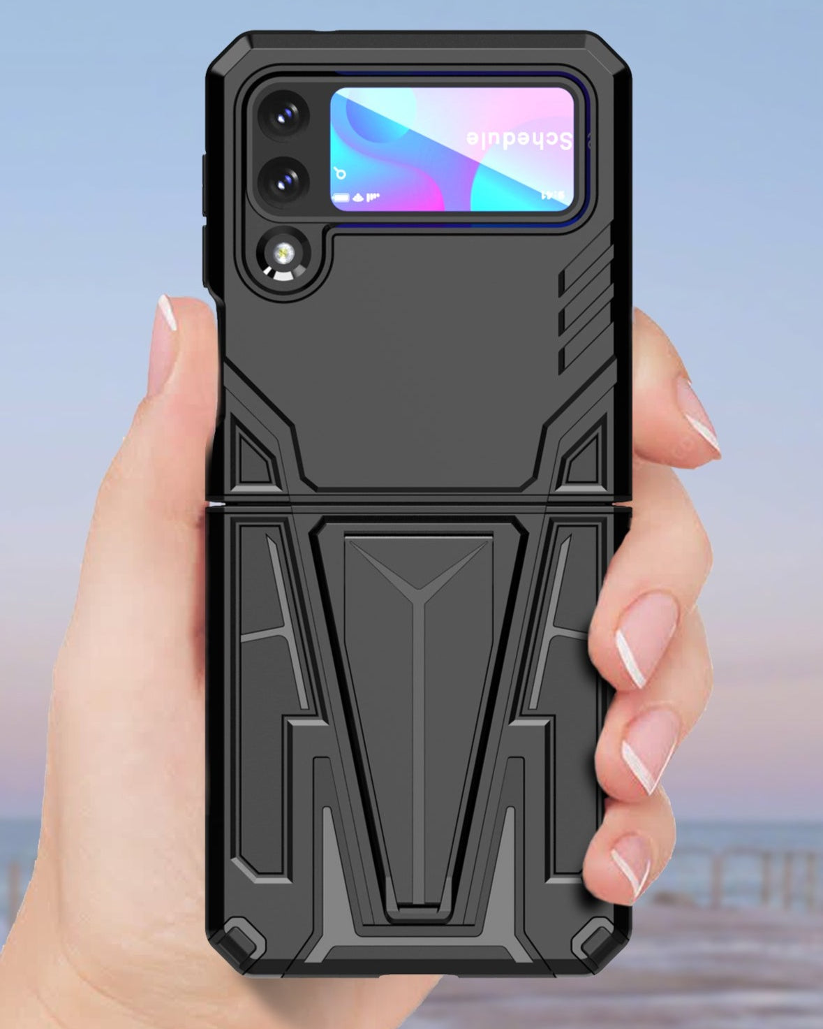 Jet Black Dual Layer Shockproof Premium Armour Cover iPhone cover – JustAndBest India