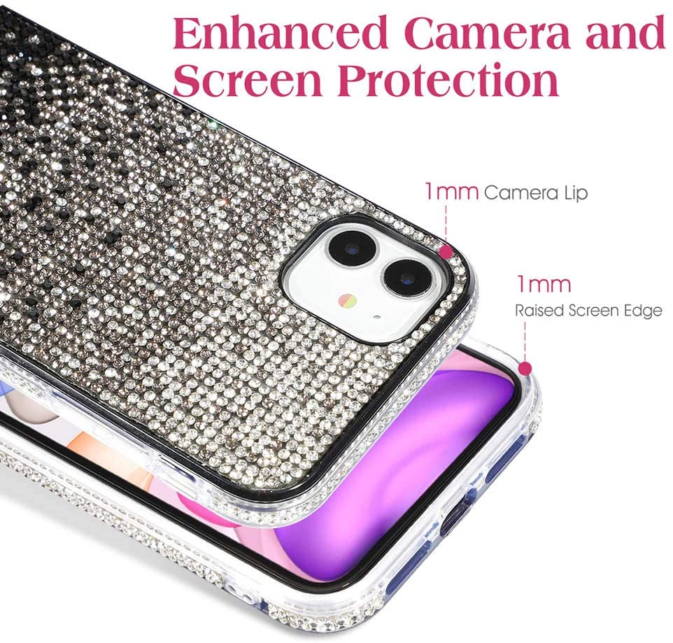 Bling Gradient Rhinestones Luxury Cover iPhone cover – JustAndBest India
