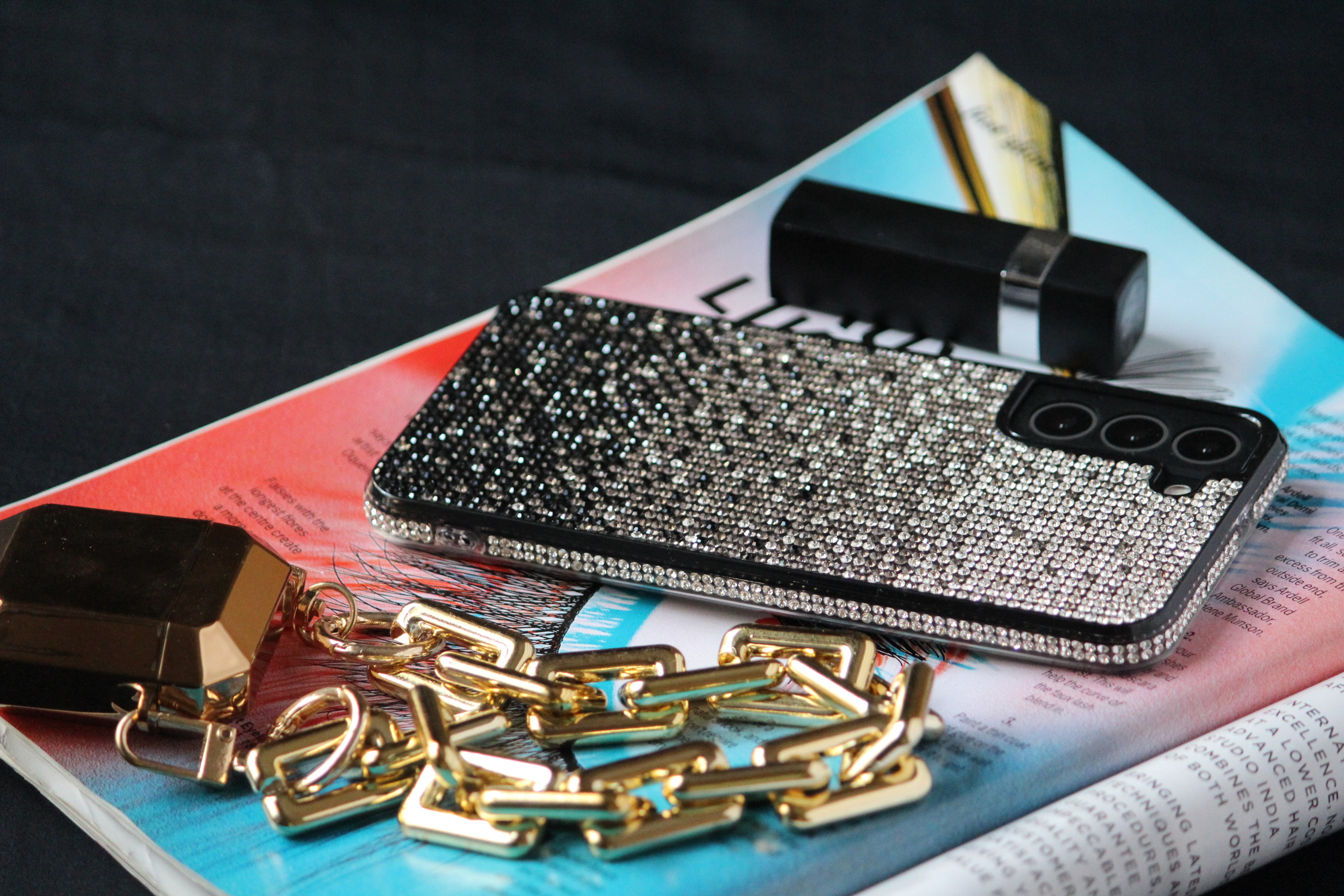 Bling Gradient Rhinestones Luxury Cover iPhone cover – JustAndBest India