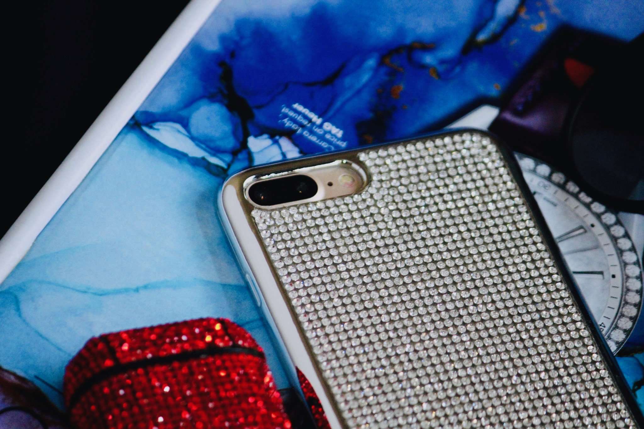 Bling Diamond Rhinestones Luxury Cover iPhone cover – JustAndBest India