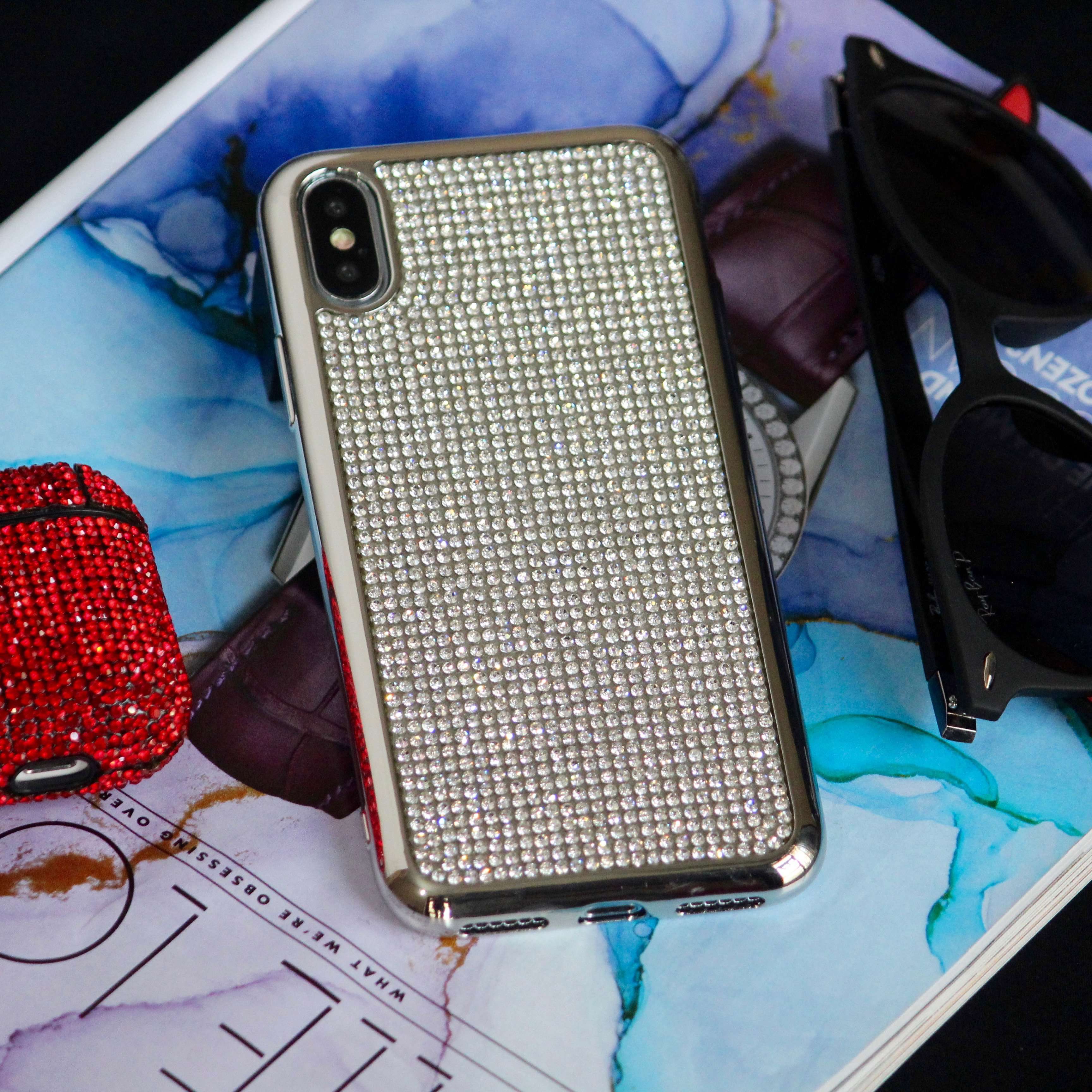 Bling Diamond Rhinestones Luxury Cover (Available for iPhone 11 / 11 Pro / 11 Pro Max) – JustAndBest India