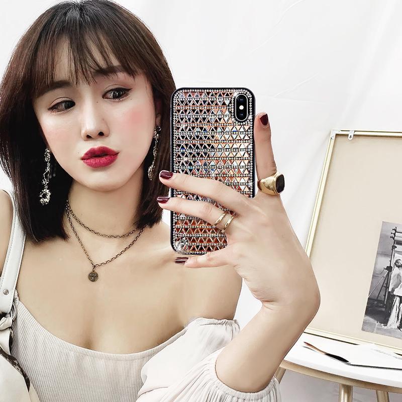 Bling Diamond Rhinestones Mirrors Luxury Cover iPhone cover – JustAndBest India