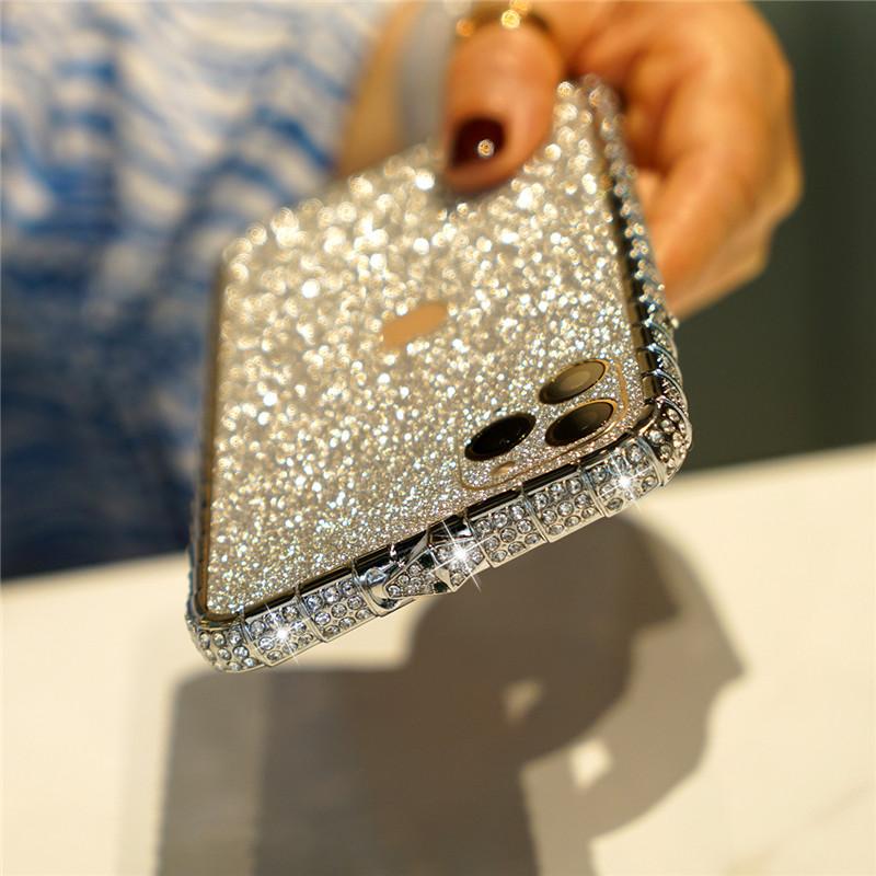 Bling Glitter Diamond Rhinestones Luxury Bumper Cover iPhone cover – JustAndBest India