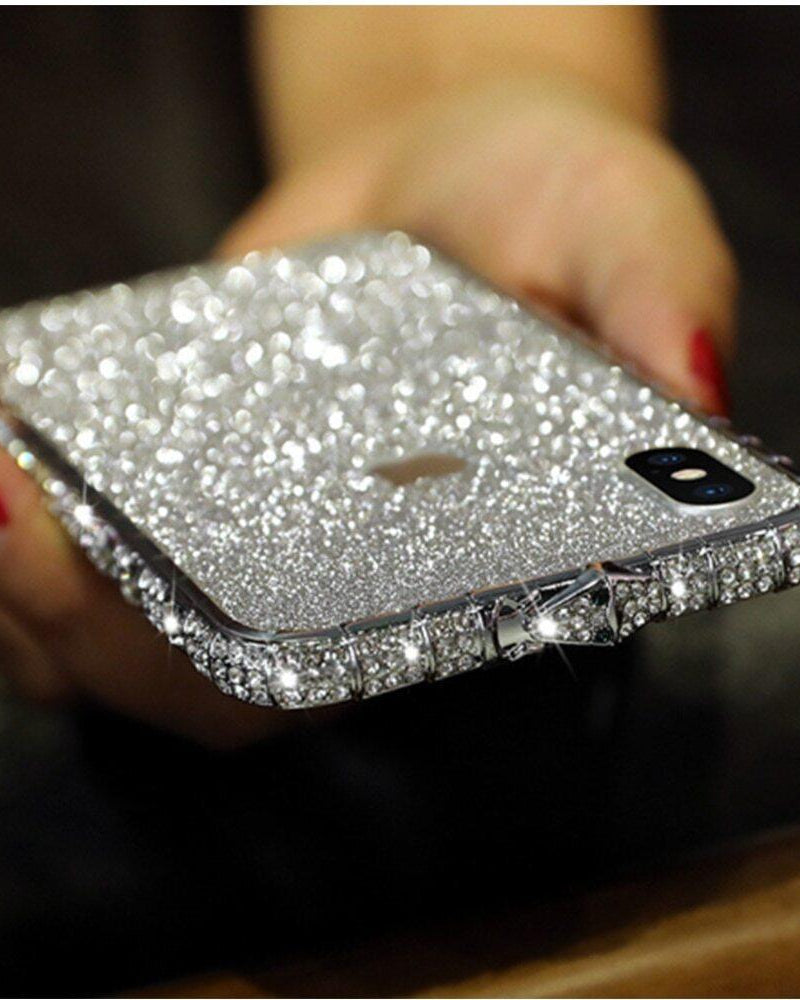 Bling Glitter Diamond Rhinestones Luxury Bumper Cover iPhone X / XS