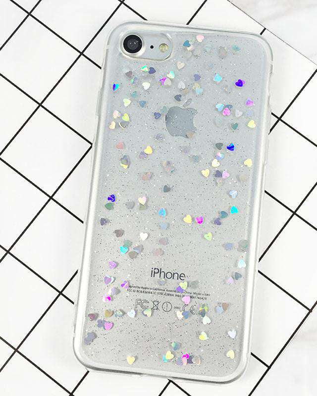 white transparent iphone X cover