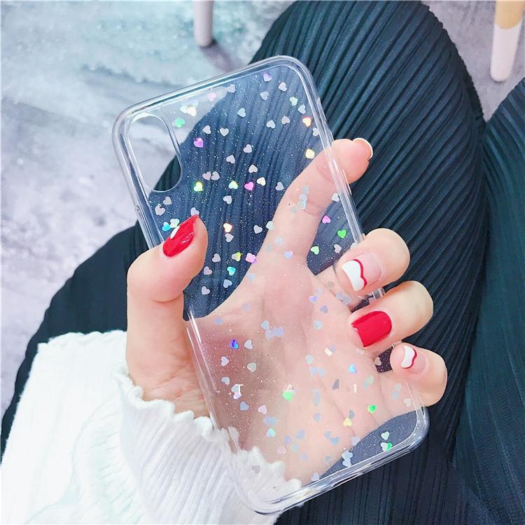 Bling Glitter Hearts Case iPhone cover – JustAndBest India