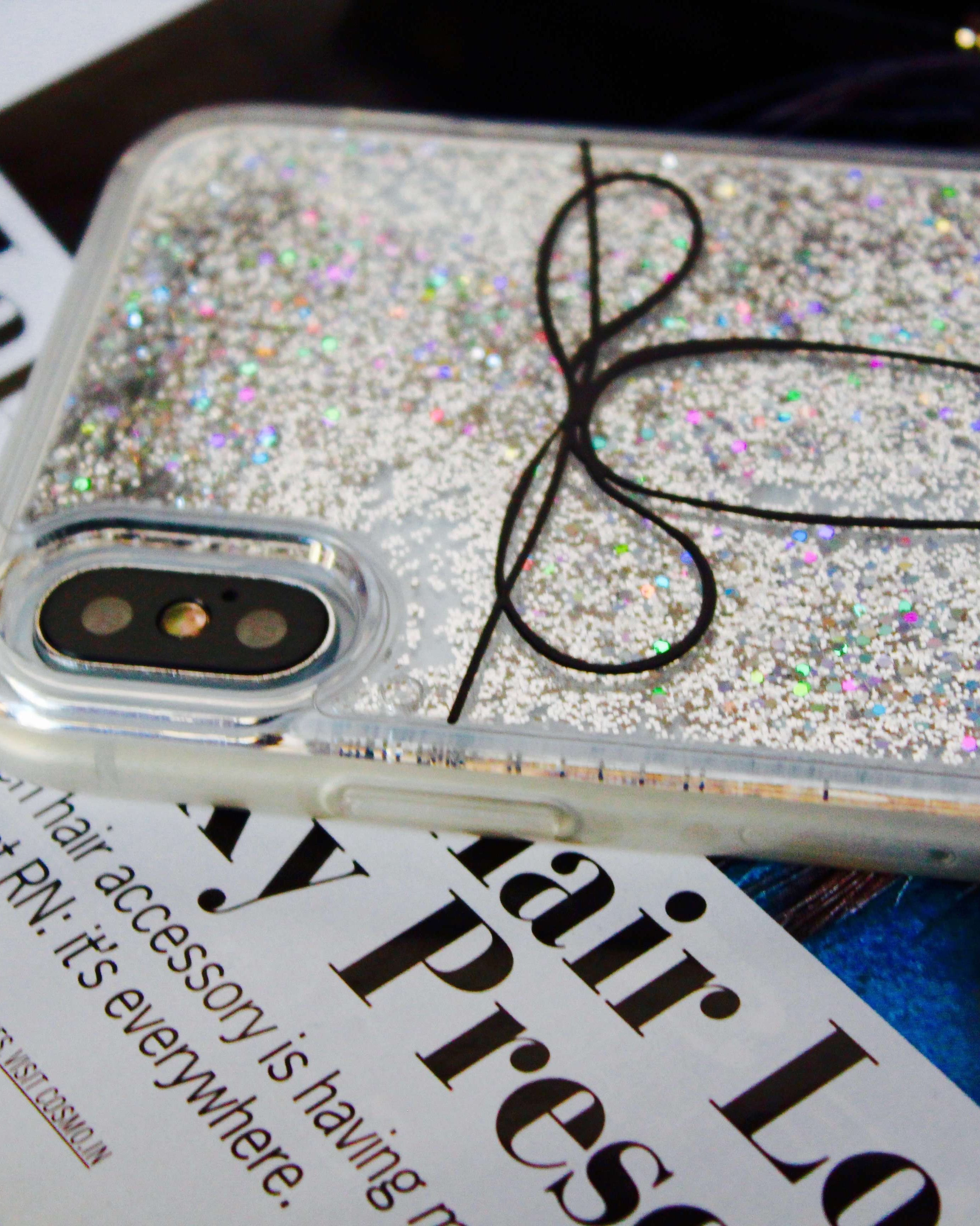 Bowknot Glitter iPhone XS Max Case