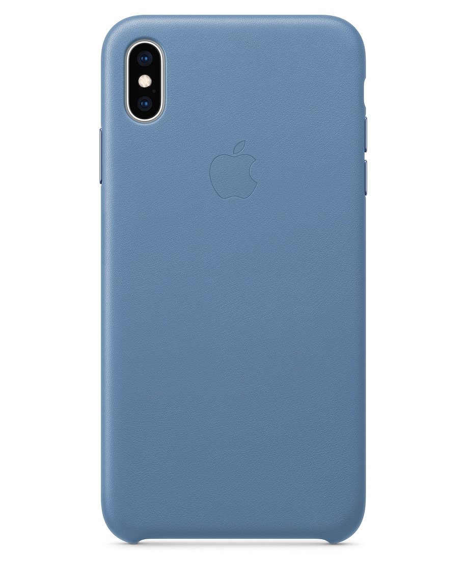 Cornflower Premium Leather Cover for iPhone XS Max