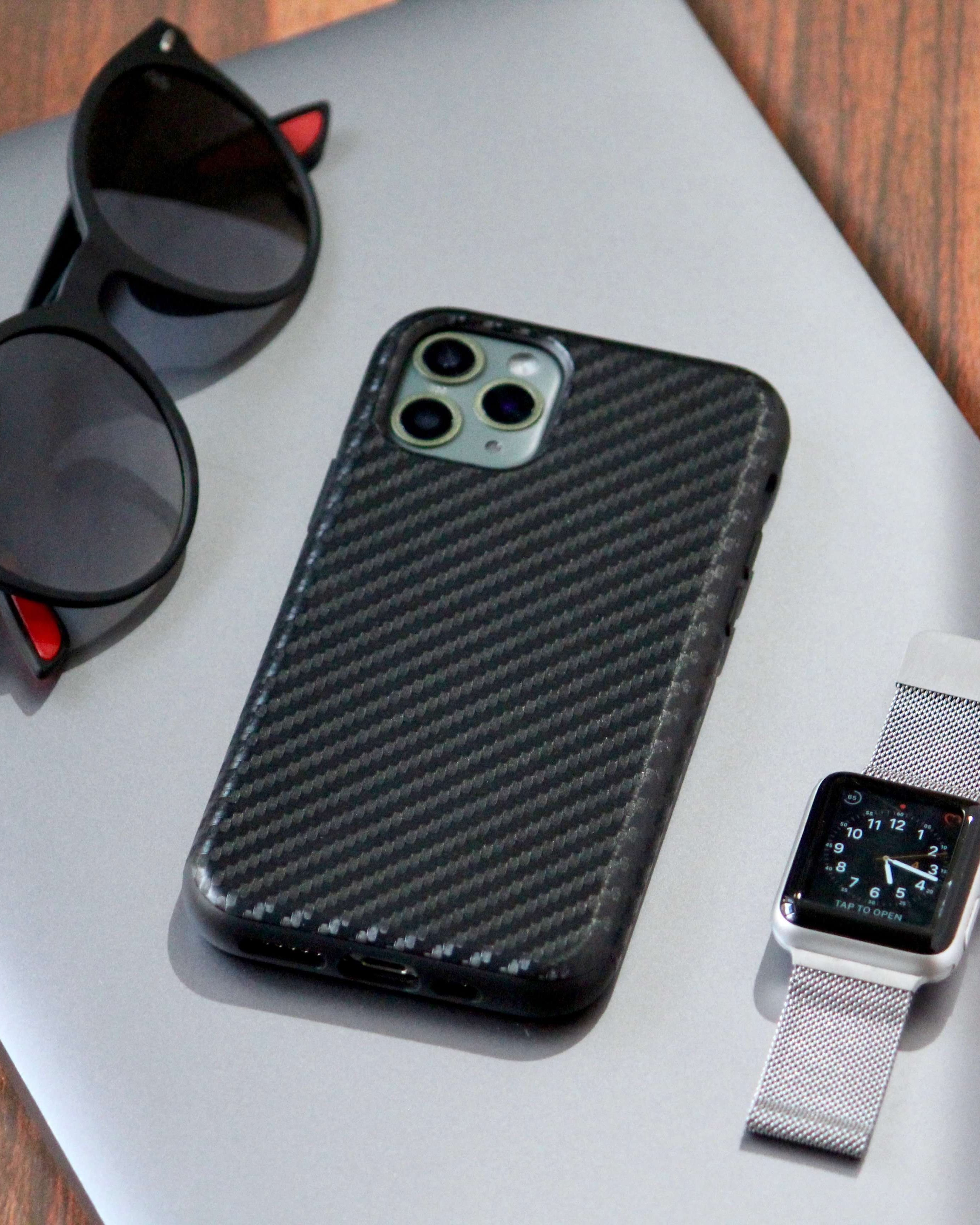 Carbon Fiber Shockproof Premium Case for iPhone 11