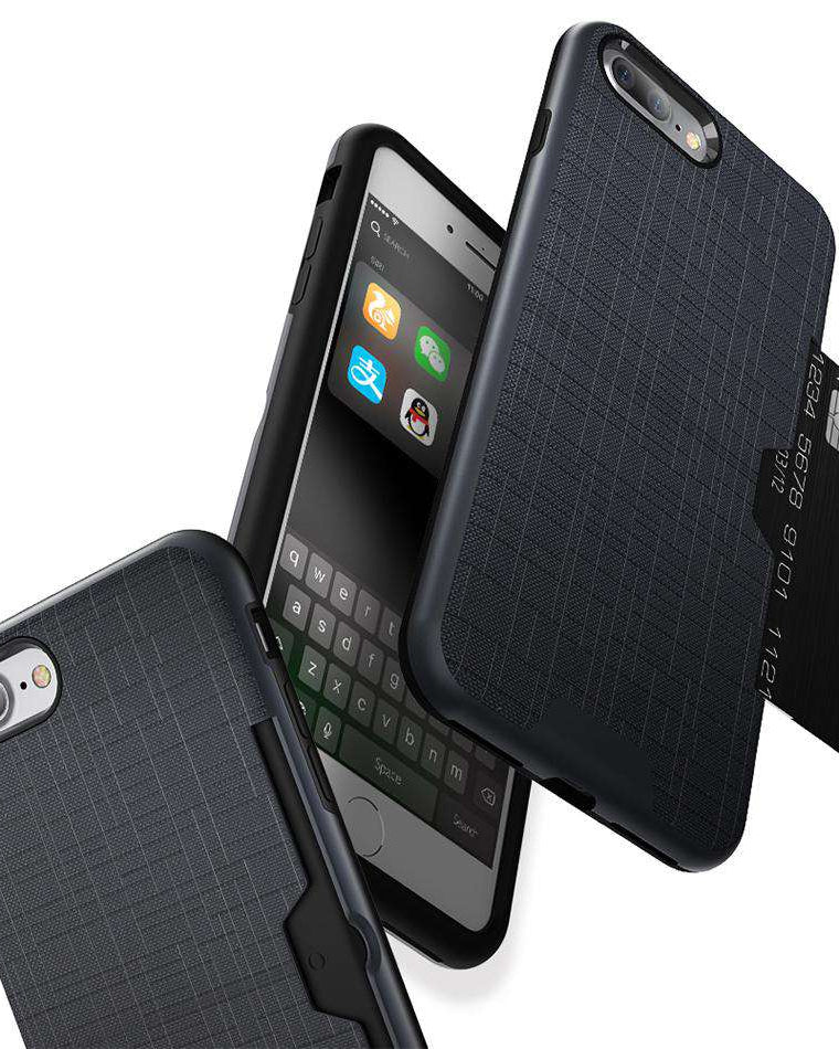 black card holder iphone covers