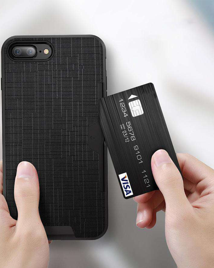 Card Holder Shockproof iPhone SE 2020 Case