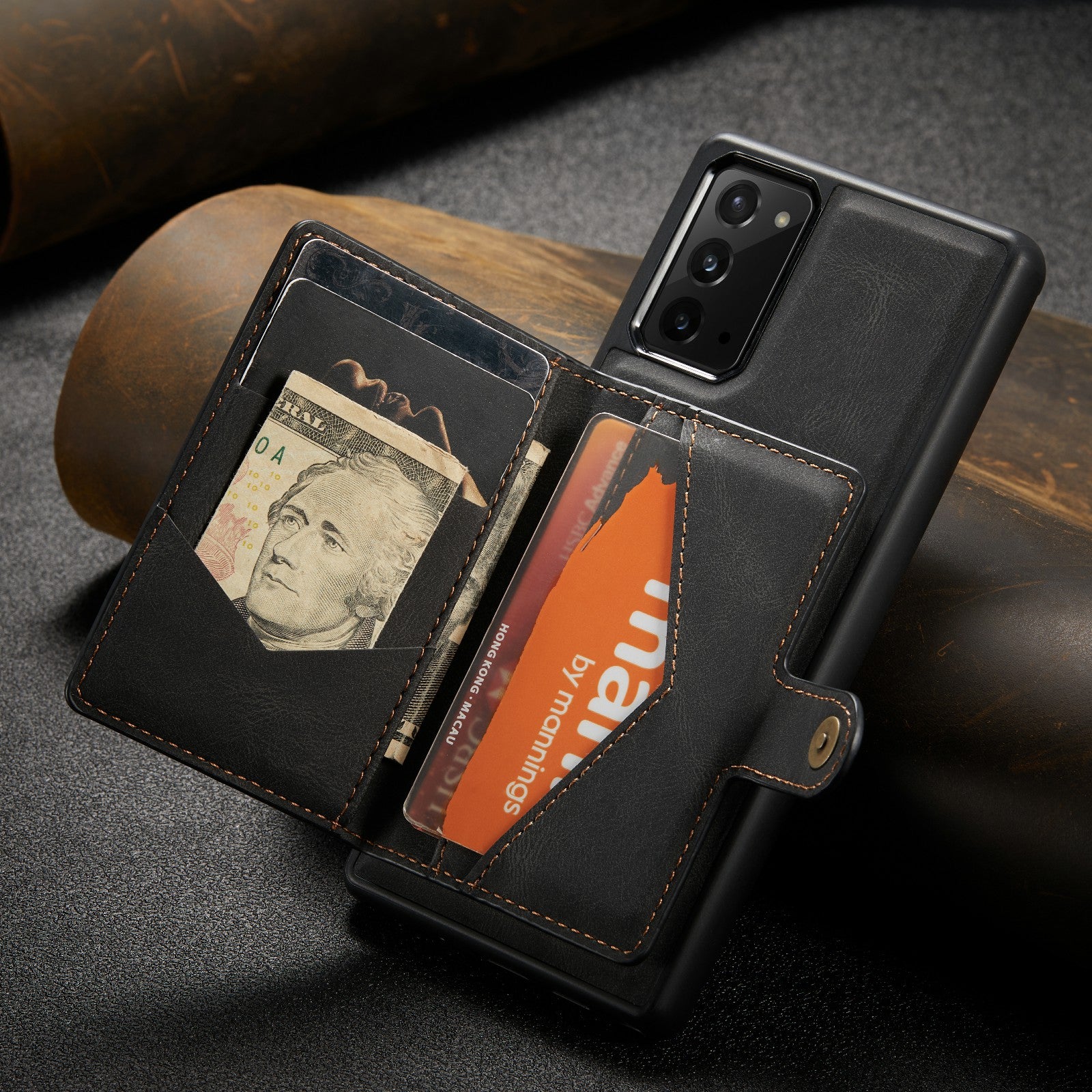 Premium Detachable Magnetic Wallet Style Leather Case iPhone cover – JustAndBest India