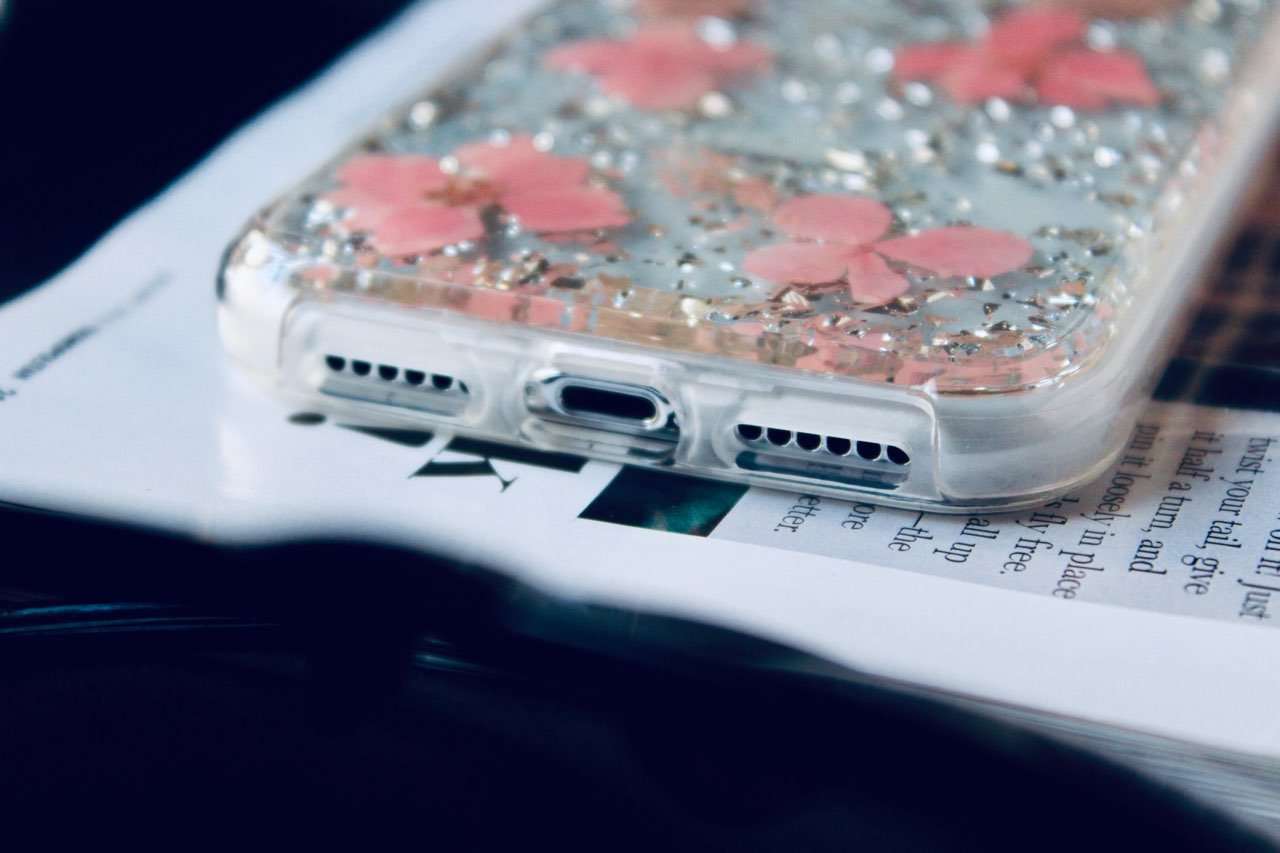 Glitter iphone X / XR case
