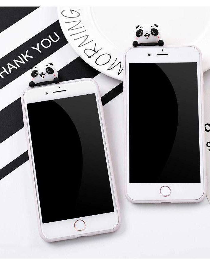 Cute 3D Panda back Case