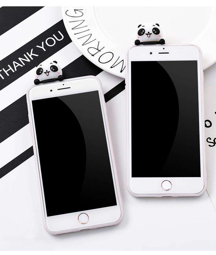 Cute 3D Panda back Case