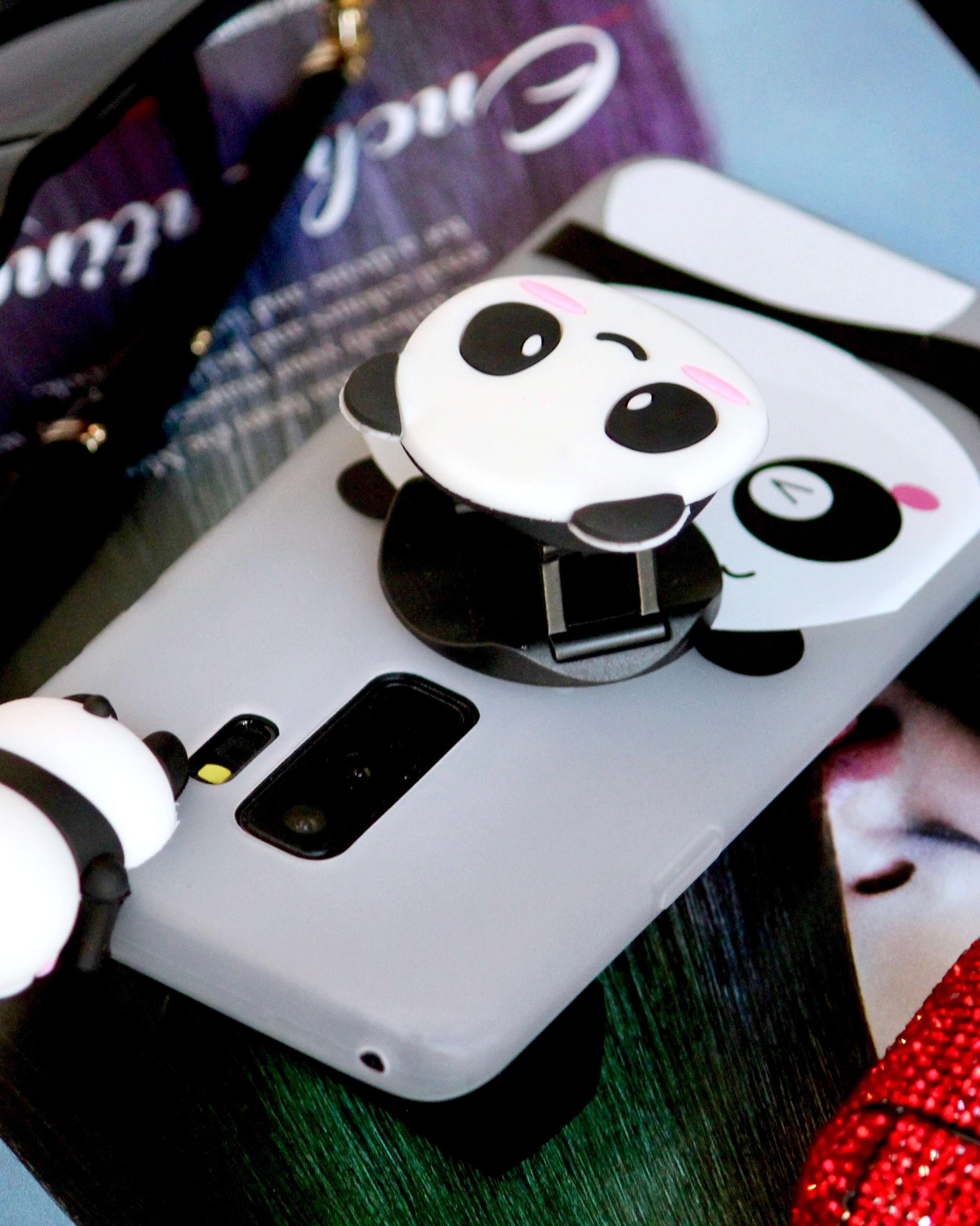 Cute 3D Panda Cover for Samsung Galaxy S9 Plus and S9-Samsung Galaxy S9 Plus Cover-Samsung Galaxy S9-JustAndBest.com