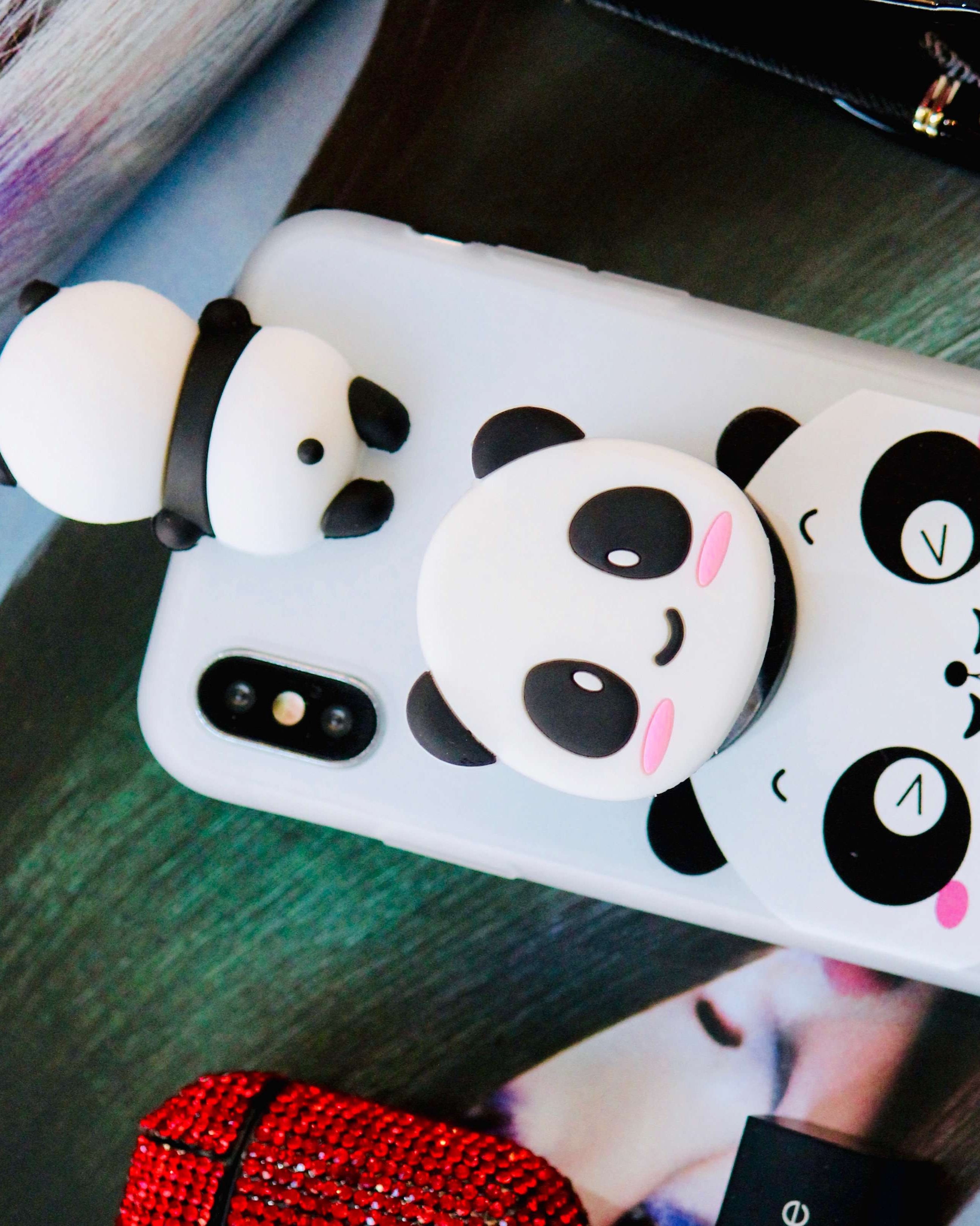 Cute 3D Panda iPhone X / XS