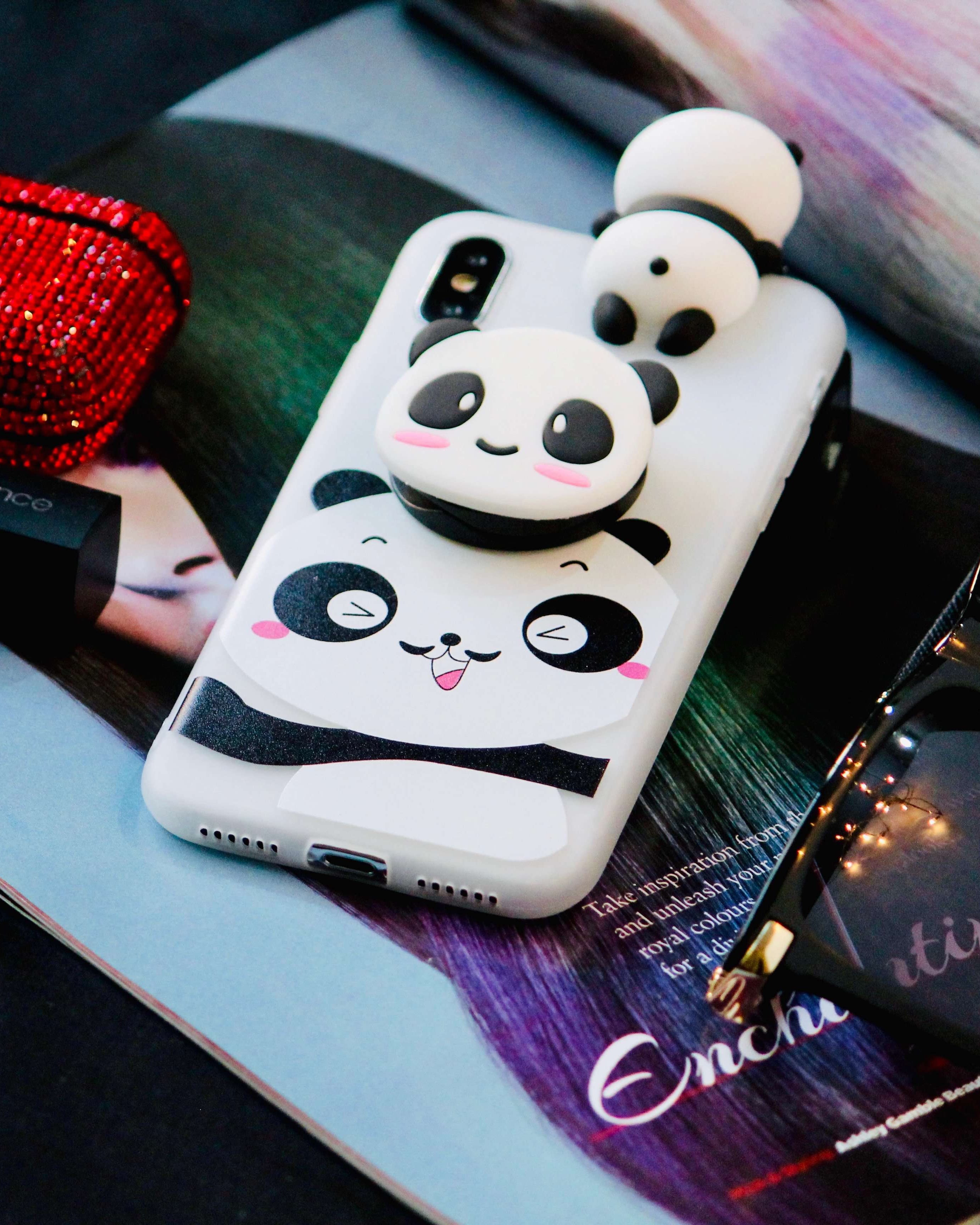 Cute Panda iPhone X / XS cover