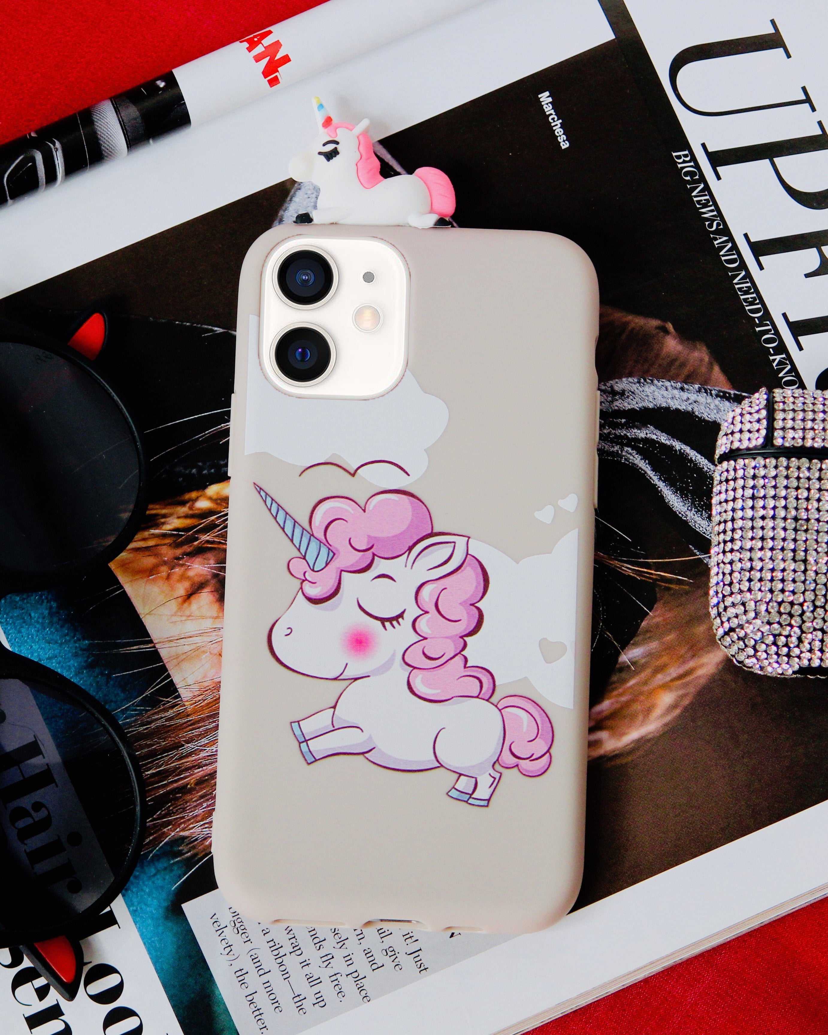 Cute Unicorn Head Case iPhone 11 Case