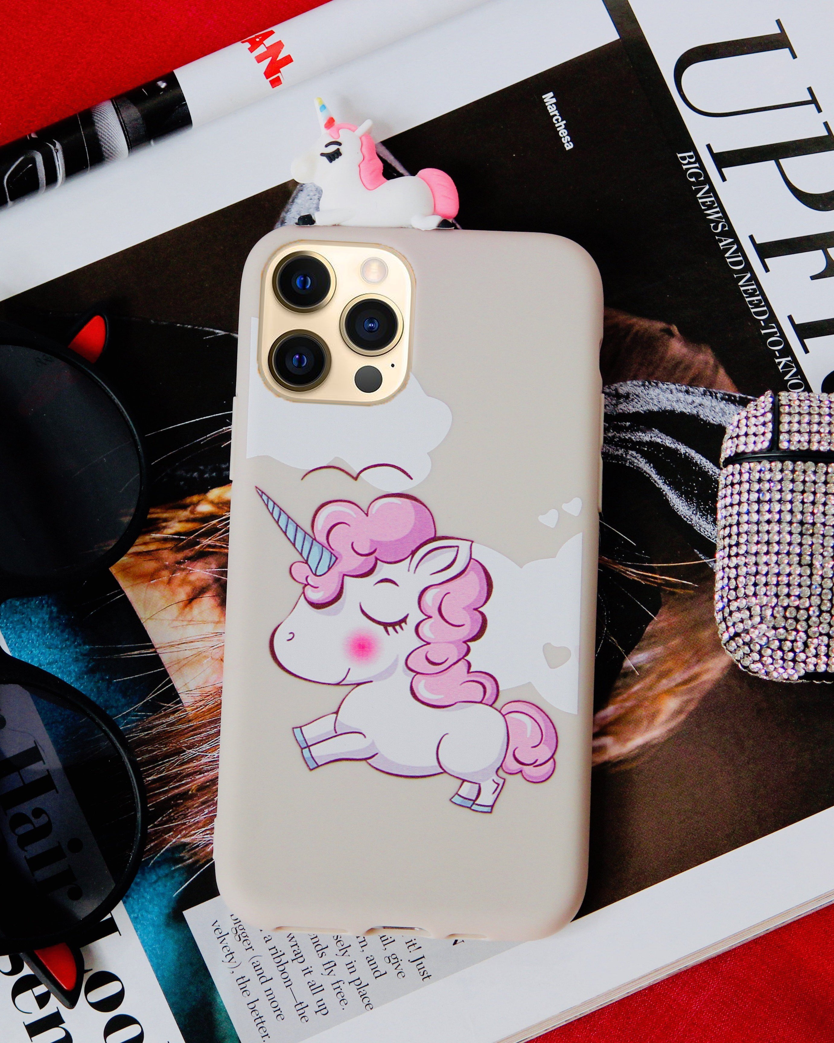 Cute Unicorn Head Case for iphone 11