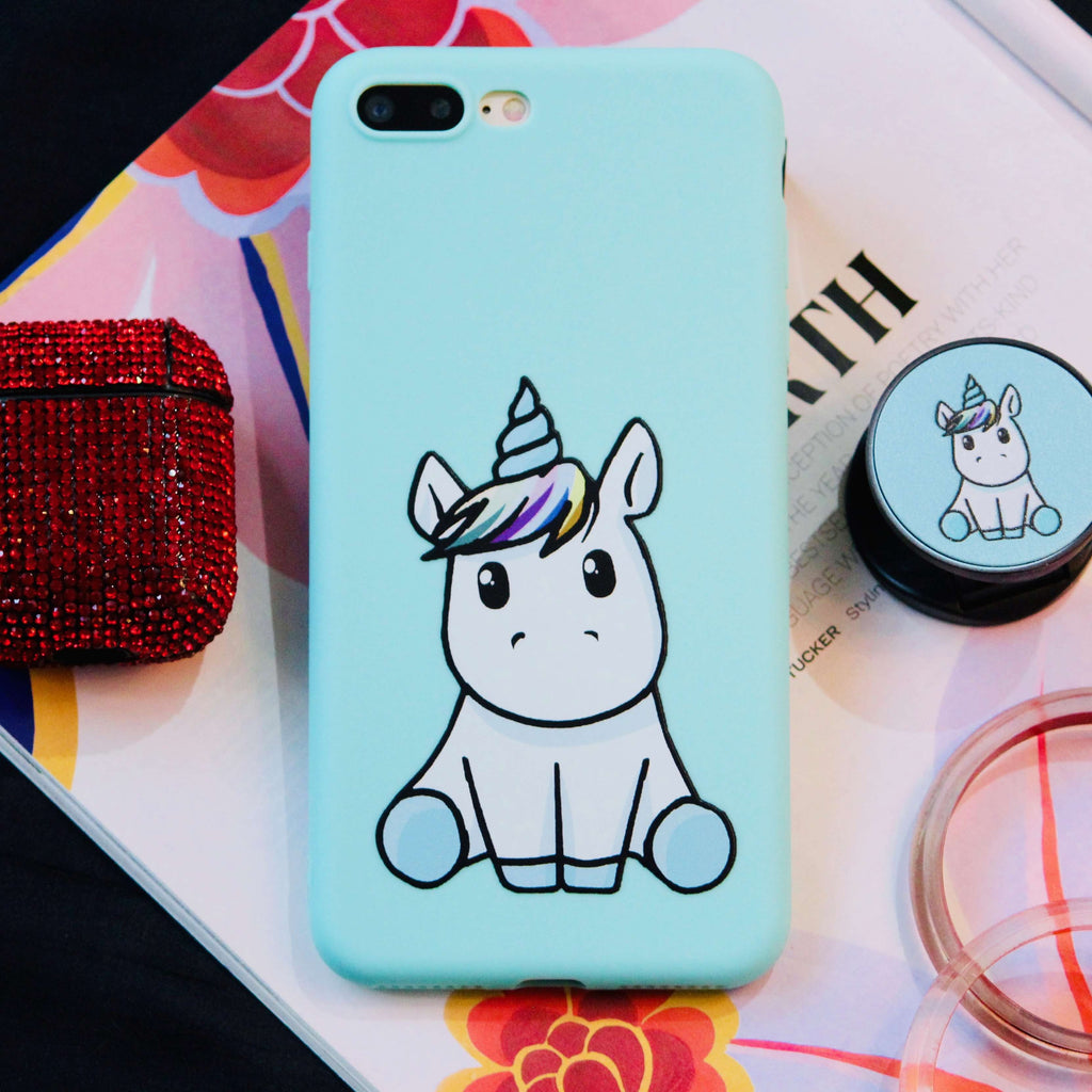 Cute Unicorn Silicone Soft Case