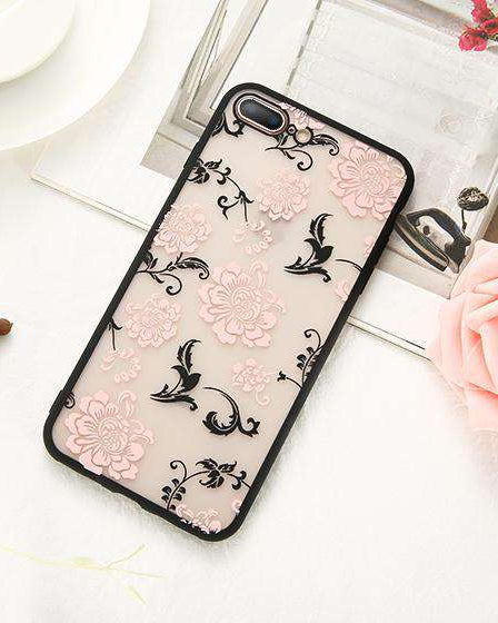 Floral Matte Lace Case