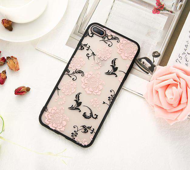 Floral Matte Lace Case