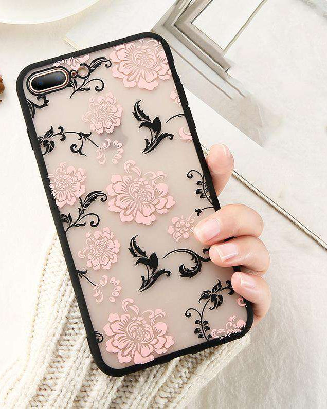 Floral Matte Lace Case for iphone 7