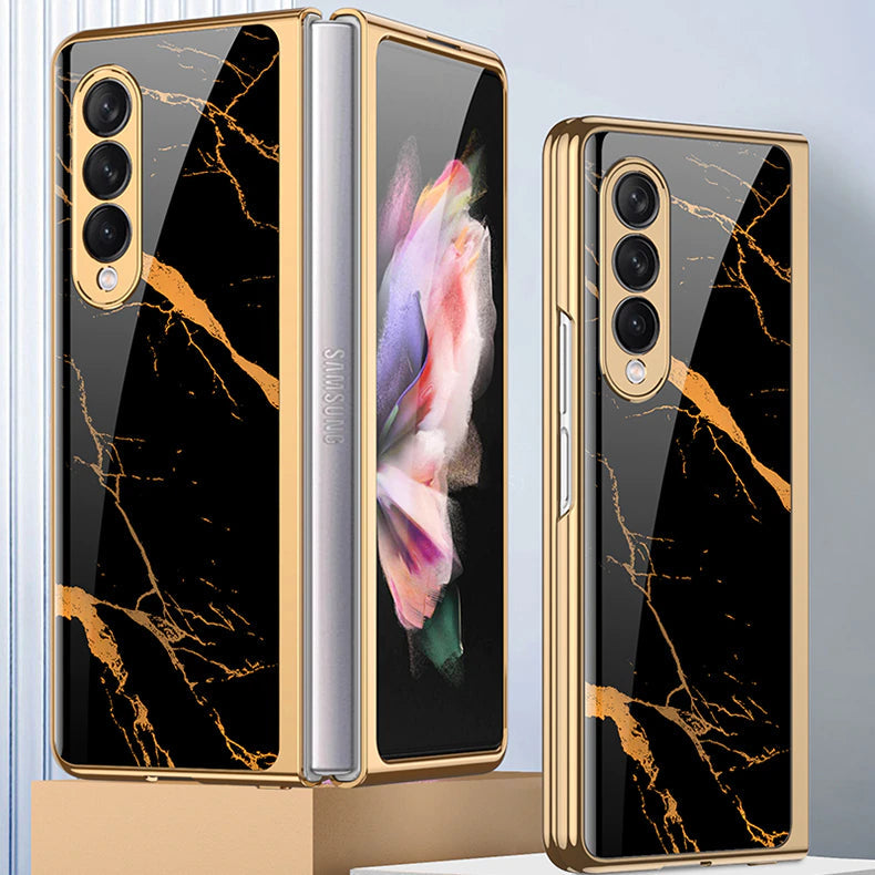 Royal Gold Plated Marble Pattern Luxury Cover iPhone cover – JustAndBest India