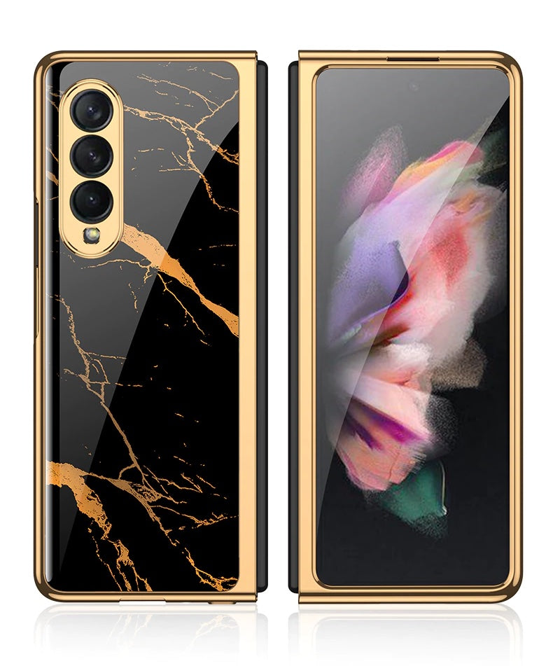 Royal Gold Plated Marble Pattern Luxury Cover iPhone cover – JustAndBest India