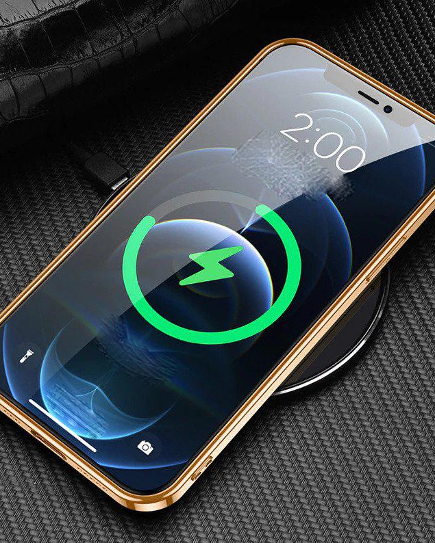 Gold Electroplated Premium Leather Luxury Cover for iPhone 11 / 11 Pro-iPhone 11 Pro Max Cover-iPhone 11-JustAndBest.com