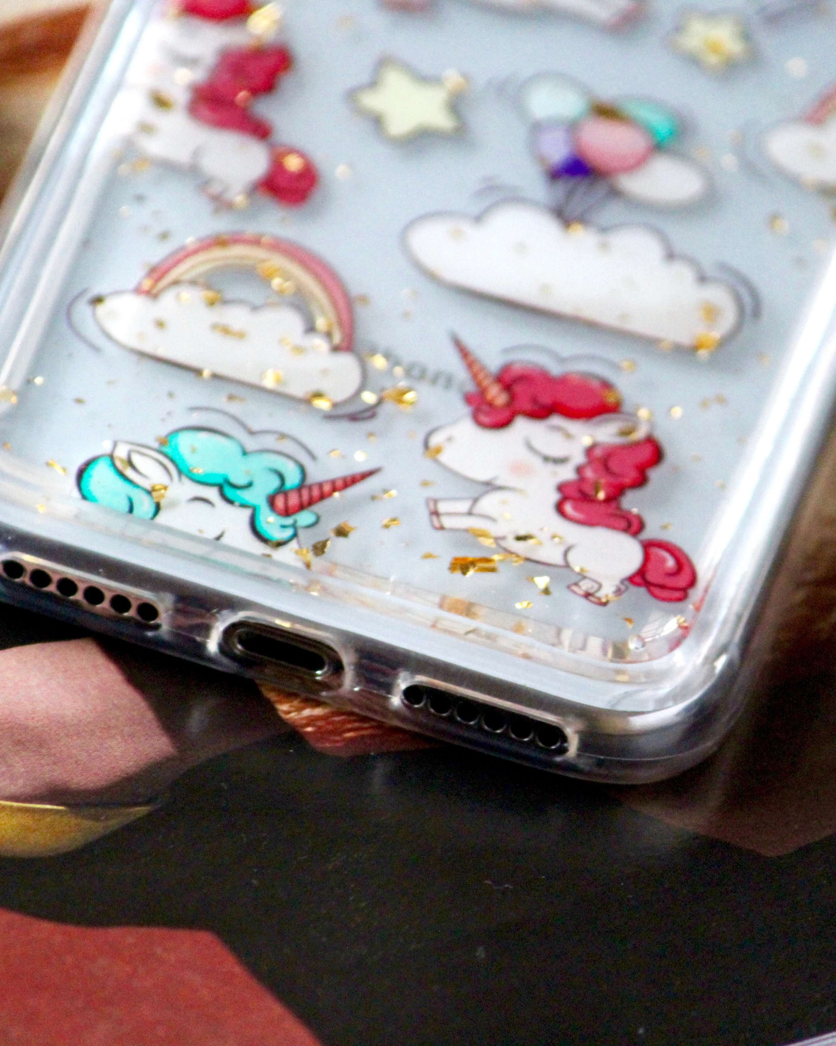 Unicorn Transparent Cover iPhone X / XR