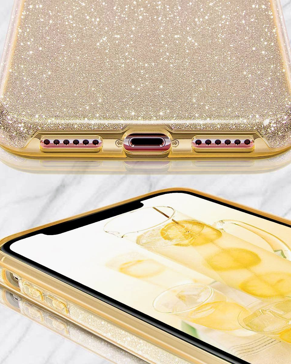 Gold Glitter Bling Cover iPhone cover – JustAndBest India