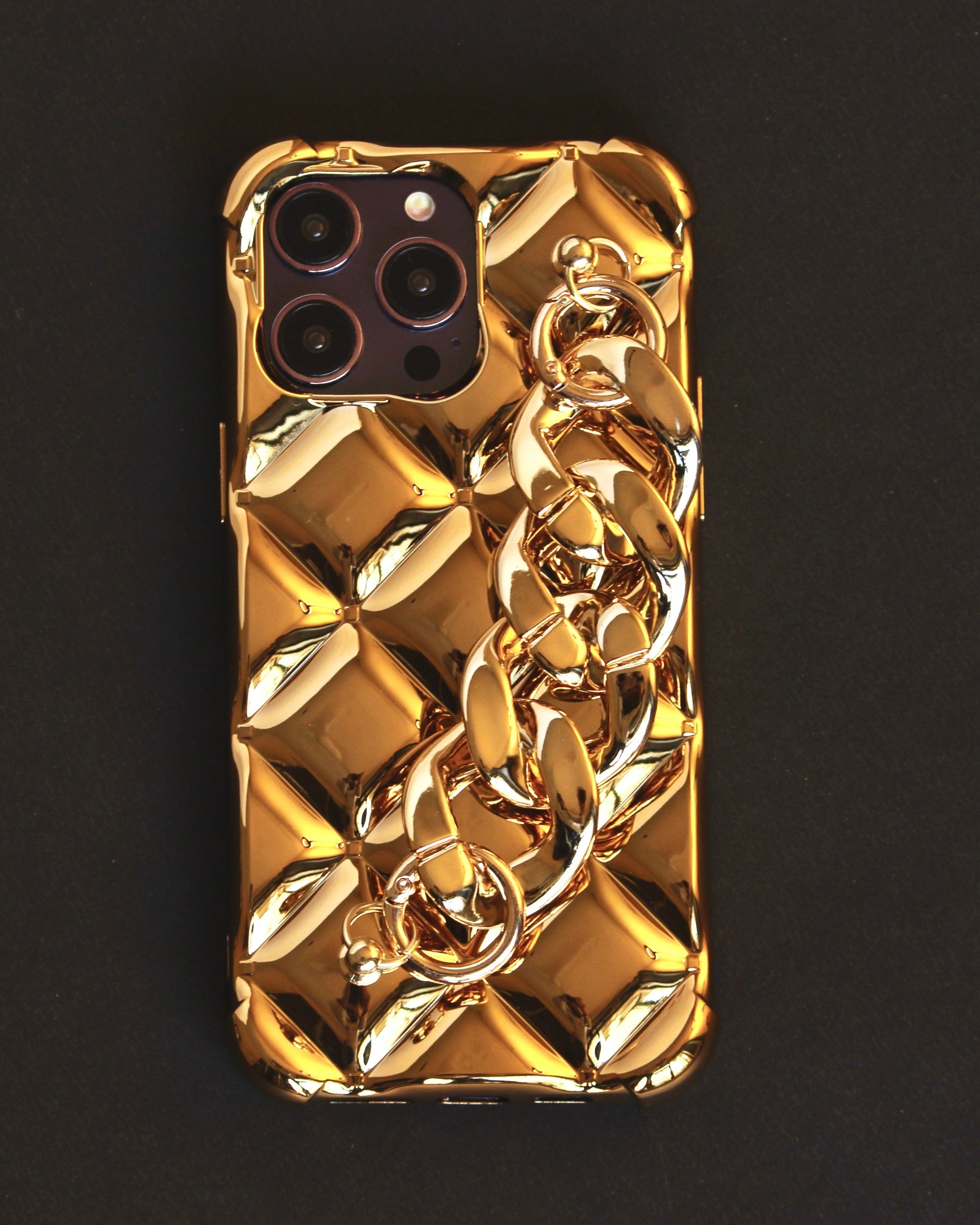 Gold Bracelet Cover for iphone 14 pro max