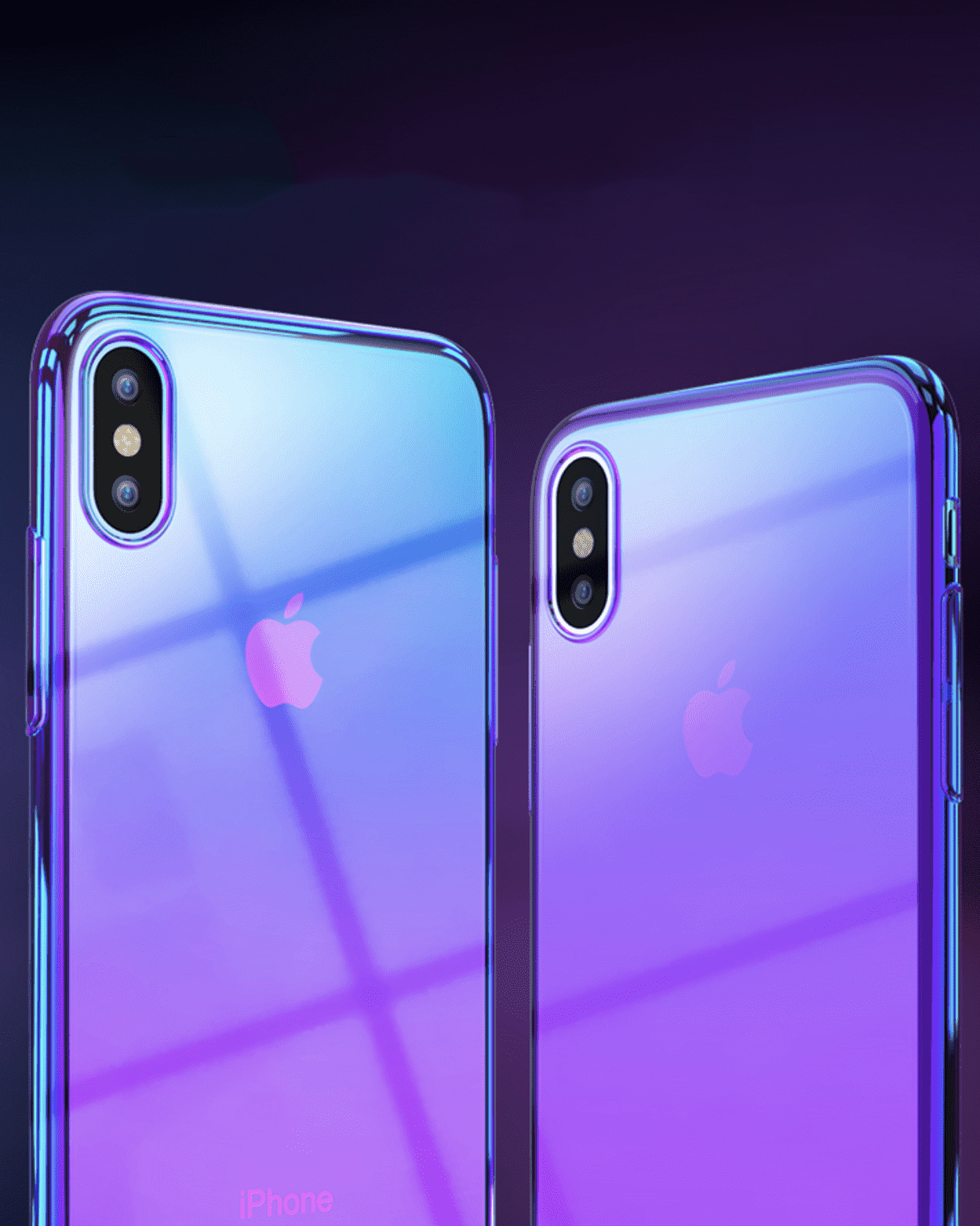 Gradient Colour Ultra Thin Luxury Case iPhone X Case