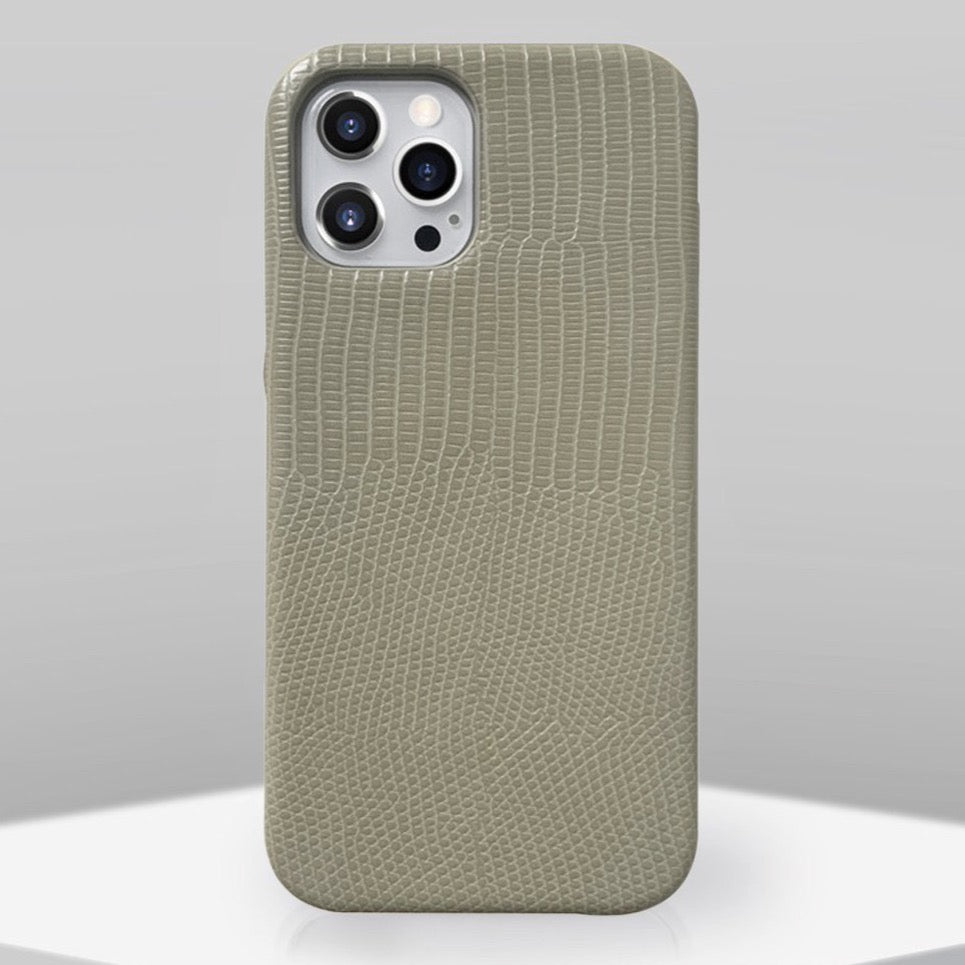 Olive Alligator Leather Luxury Case iPhone cover – JustAndBest India