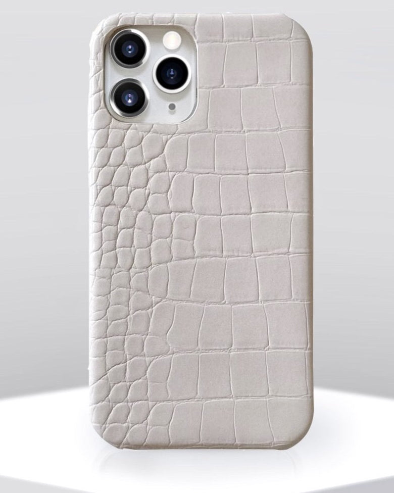 white leather cover for iphone 13