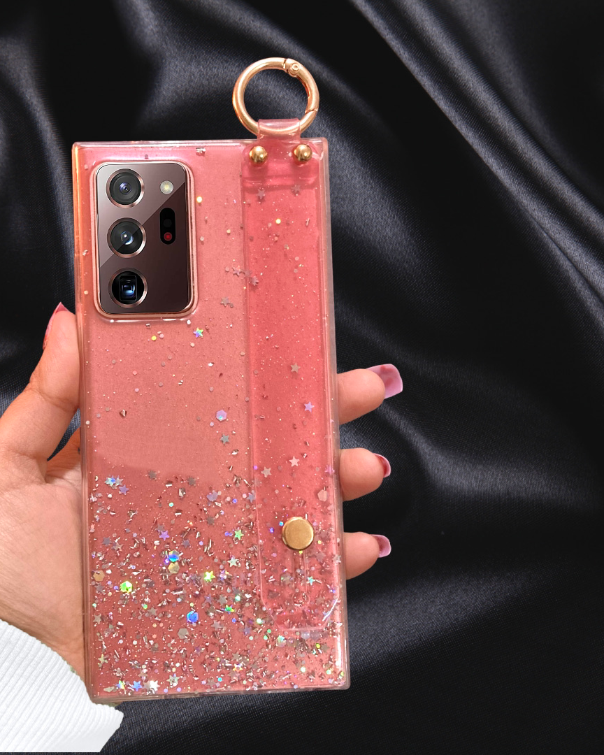 Bling Glitter Hand Strap Case iPhone cover – JustAndBest India