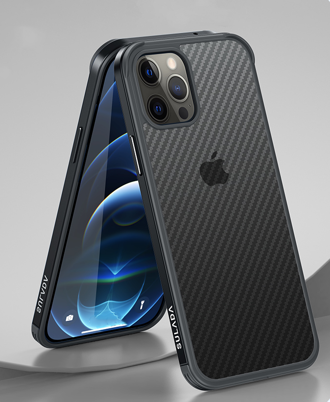 Metallic Edges Carbon Fiber Ultra Premium Shockproof Case iPhone cover – JustAndBest India