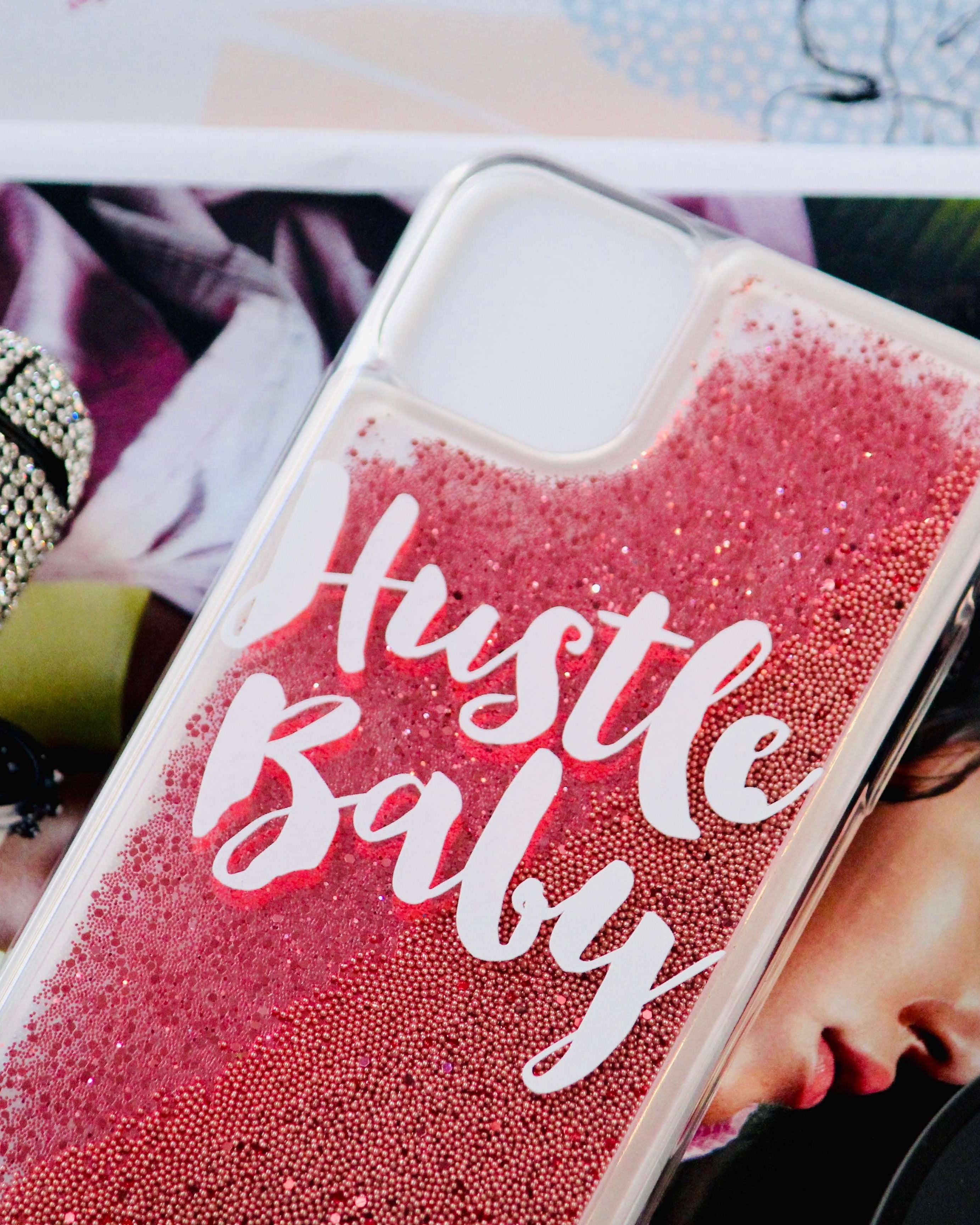 Pink Glitter Quicksand iPhone 11 Case