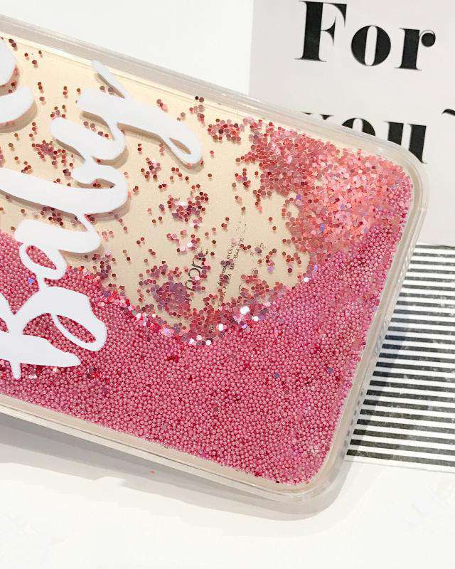 pink glitter iphone 7 covers