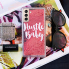 Pink Glitter Sequin Case Samsung S21