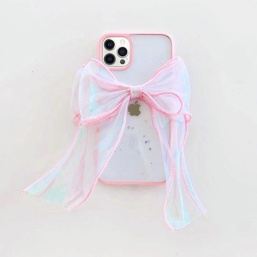 Lace Bowknot Luxury Glitter Case iPhone cover – JustAndBest India
