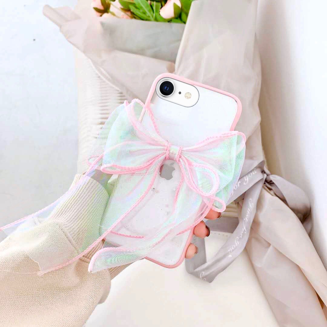 Lace Bowknot Luxury Glitter Case iPhone cover – JustAndBest India