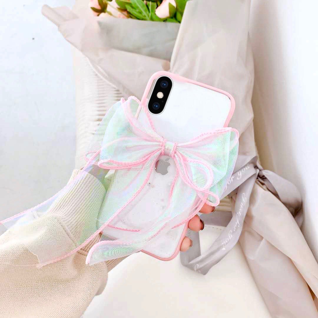 Lace Bowknot Luxury Glitter Case iPhone cover – JustAndBest India