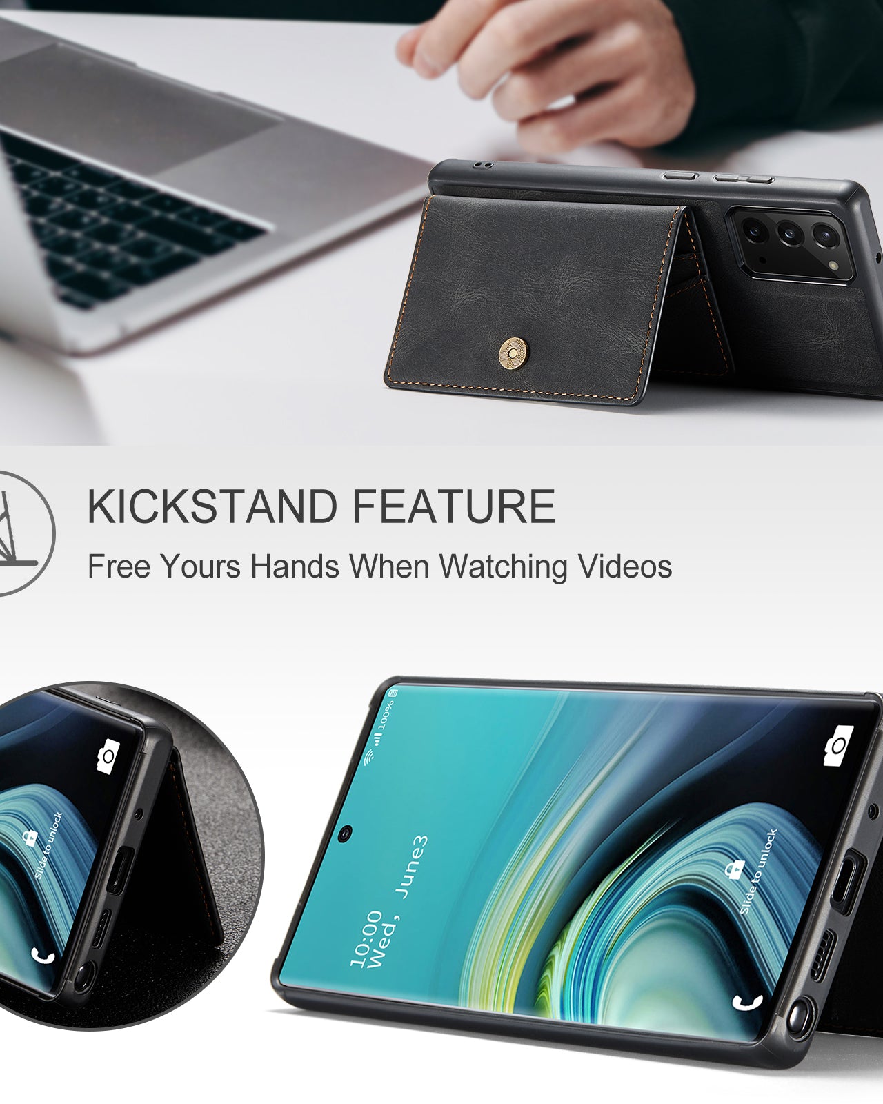 Leather Samsung note 20 ultra Case